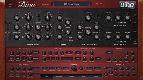 u-he – Diva v1.4.3.9033 VSTi, VST3, AAX x86 x64