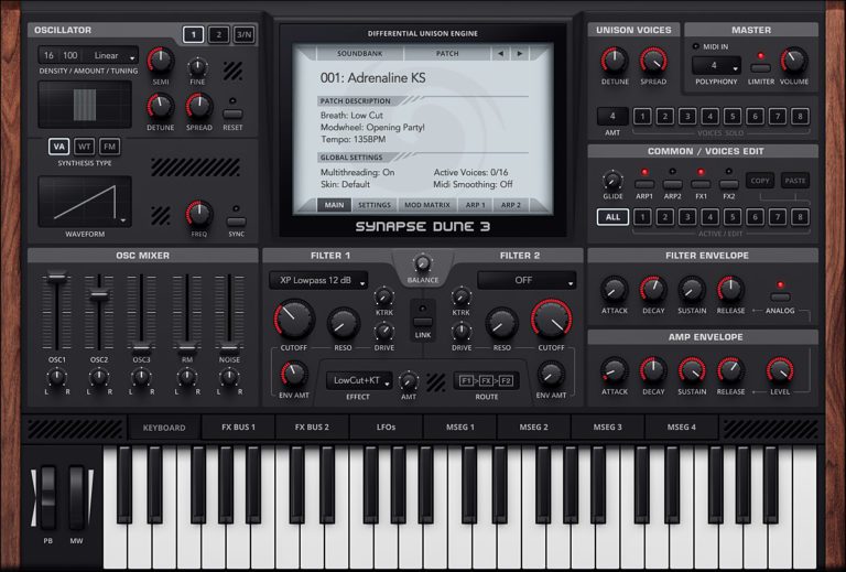 Synapse Audio – DUNE 3.2.0.5 VSTi, AAX x86 x64