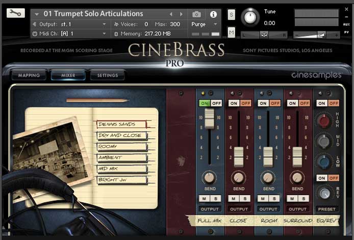 Cinesamples – CineBrass CORE v1.8 (KONTAKT)