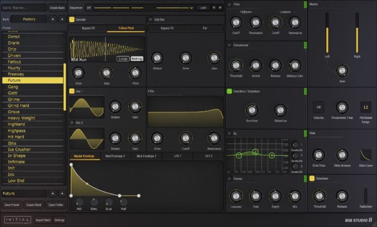 Initial Audio – 808 Studio 2 v2.0.5 STANDALONE, VSTi, VSTi3, AUi WIN.OSX x86 x64