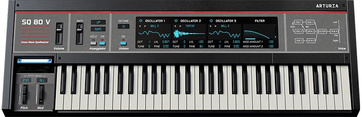 Arturia – SQ80 V 1.0.0 STANDALONE, VSTi, VSTi3, AUi WIN.OSX x64