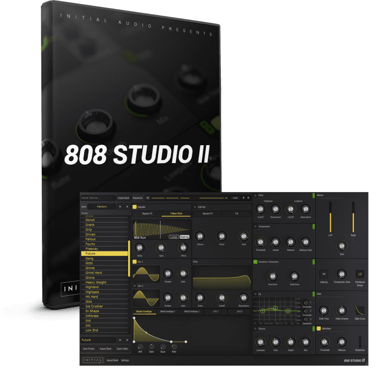 Initial Audio – 808 Studio 2 v2.1.1 STANDALONE, VSTi, VSTi3, AAX x64
