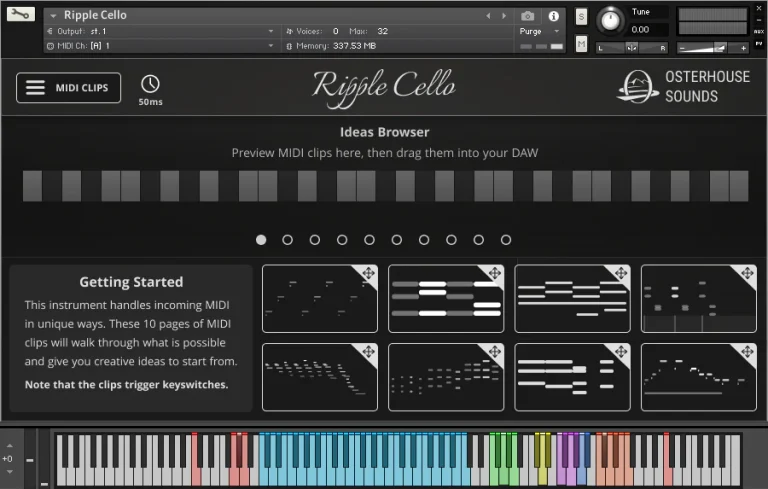Osterhouse Sounds – Ripple Cello 1.2.0 (KONTAKT)