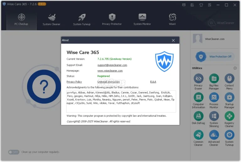 Wise Care 365 Pro v7.2.6.705