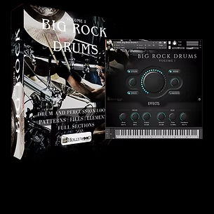 Hollywood Audio Design – Big Rock Drums: Volume 1 (Kontakt, Apple Loops, REX, WAV)