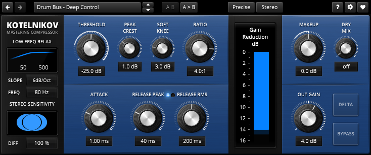 Tokyo Dawn Labs – TDR Kotelnikov GE v.1.6.6 VST, VST3, AAX x86 x64